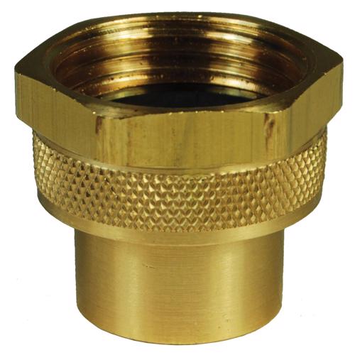 Brass Rigid Female GHT x Female NPT Adapter